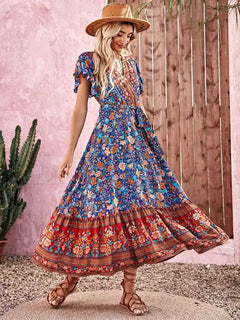 Bohemian Floral Dress