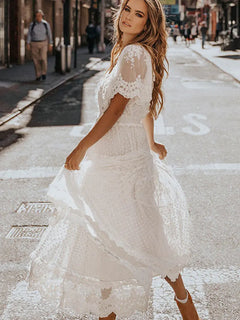 Hollow Lace Dress