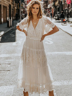 Hollow Lace Dress